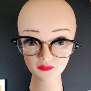 Vintage 50s-60s Browline Eyeglasses.